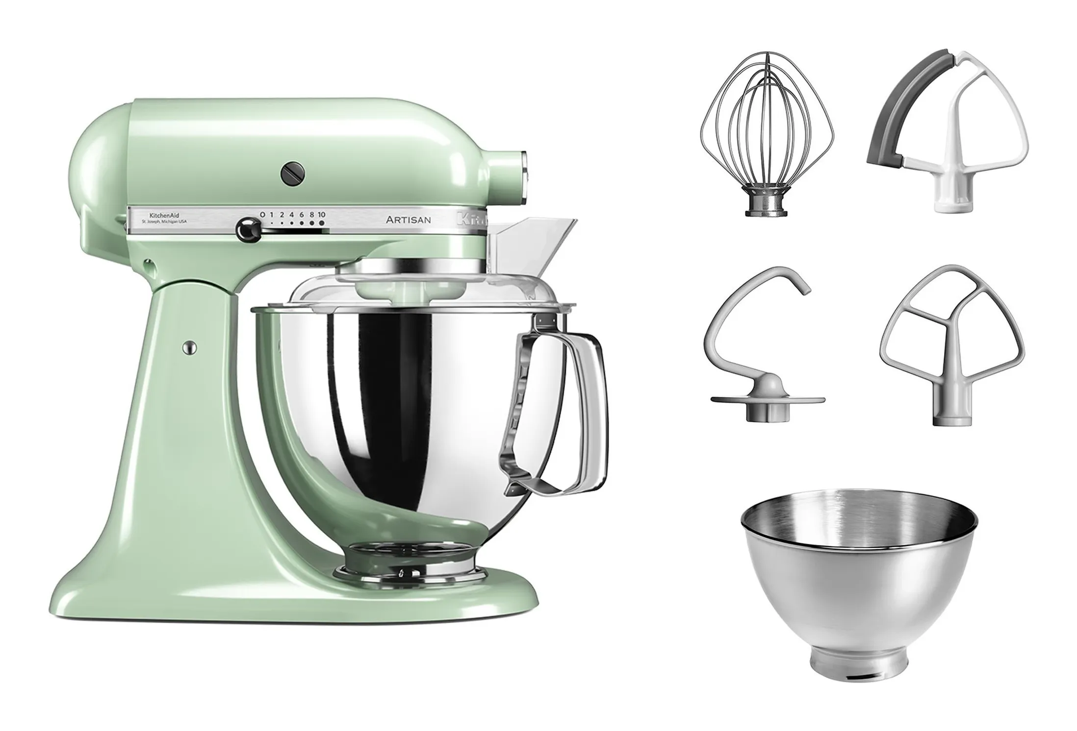 KitchenAid Artisan 5KSM175PSEPT - food processor, pistachio