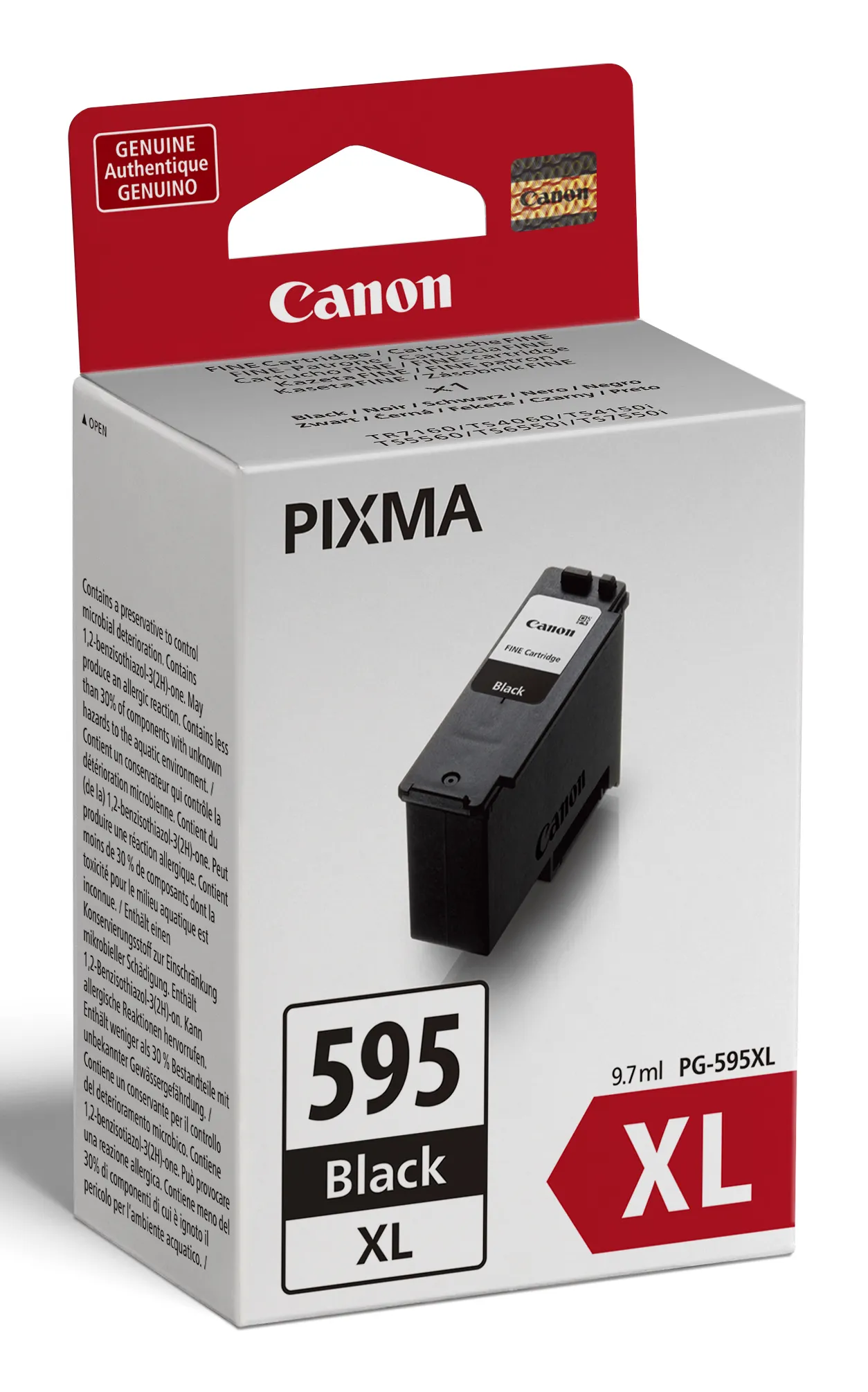 Canon PG-595XL ink cartridge, 9.7 ml, Black