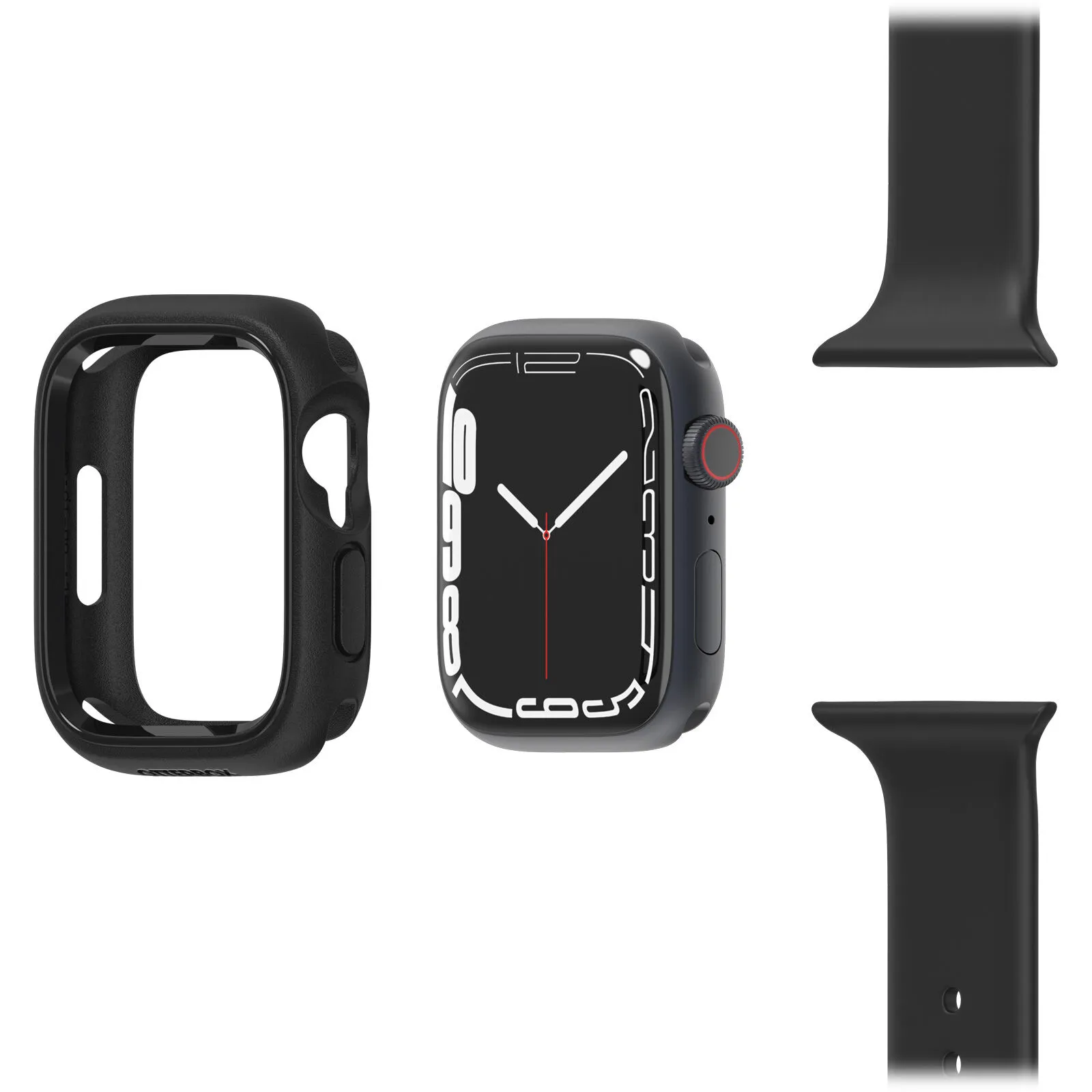 OtterBox Exo Edge Apple Watch 7 45mm Blk - (ei palautusoikeutta)