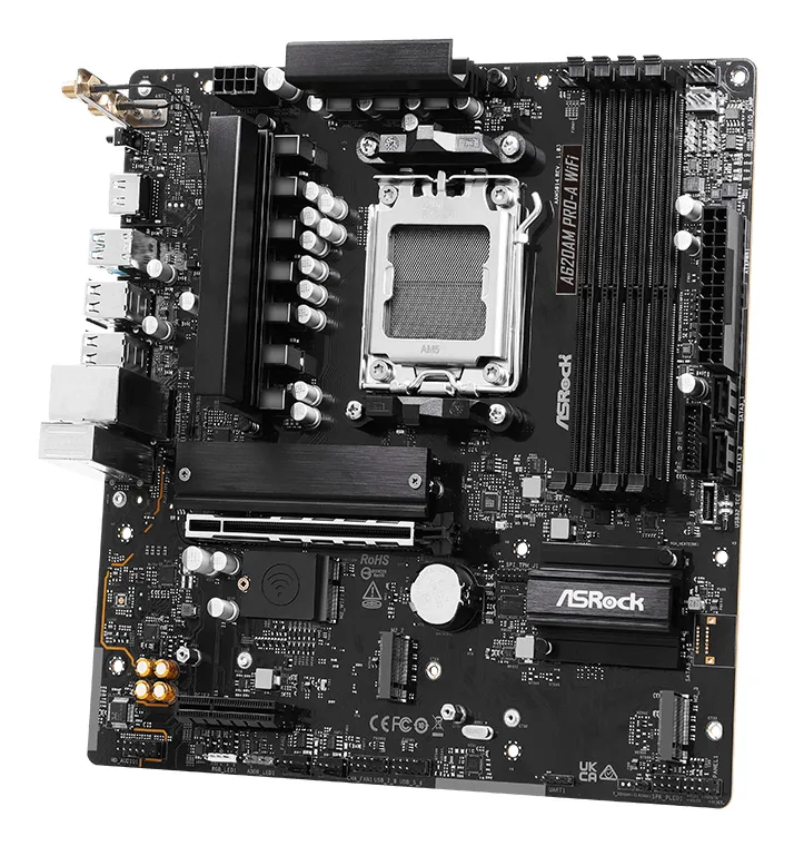 ASRock A620AM PRO-A WiFi AM5 mATX Motherboard
