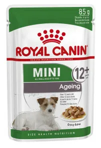 Royal Canin Mini Ageing in Gravy, Koiran m&auml;rk&auml;ruoka, Senior, 12 x 85 g