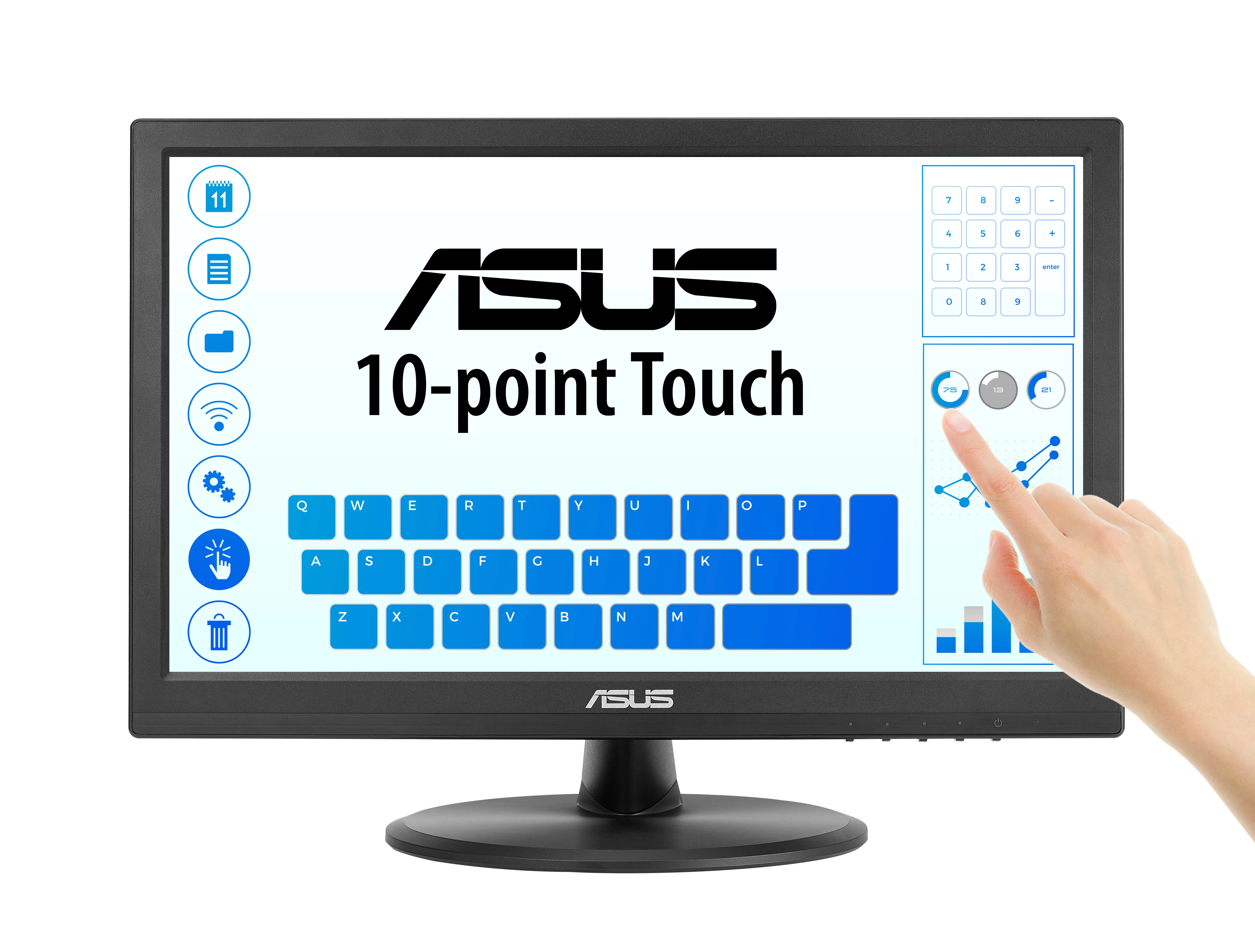 Asus VT169HE 15.6" Full HD, IPS Monitor with Touchscreen