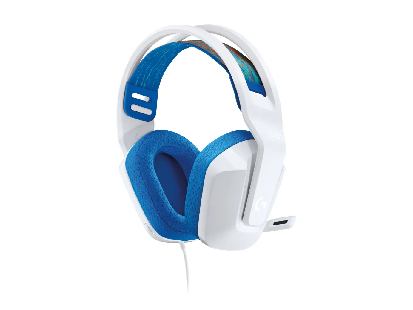 Logitech G335 - gaming headset, white