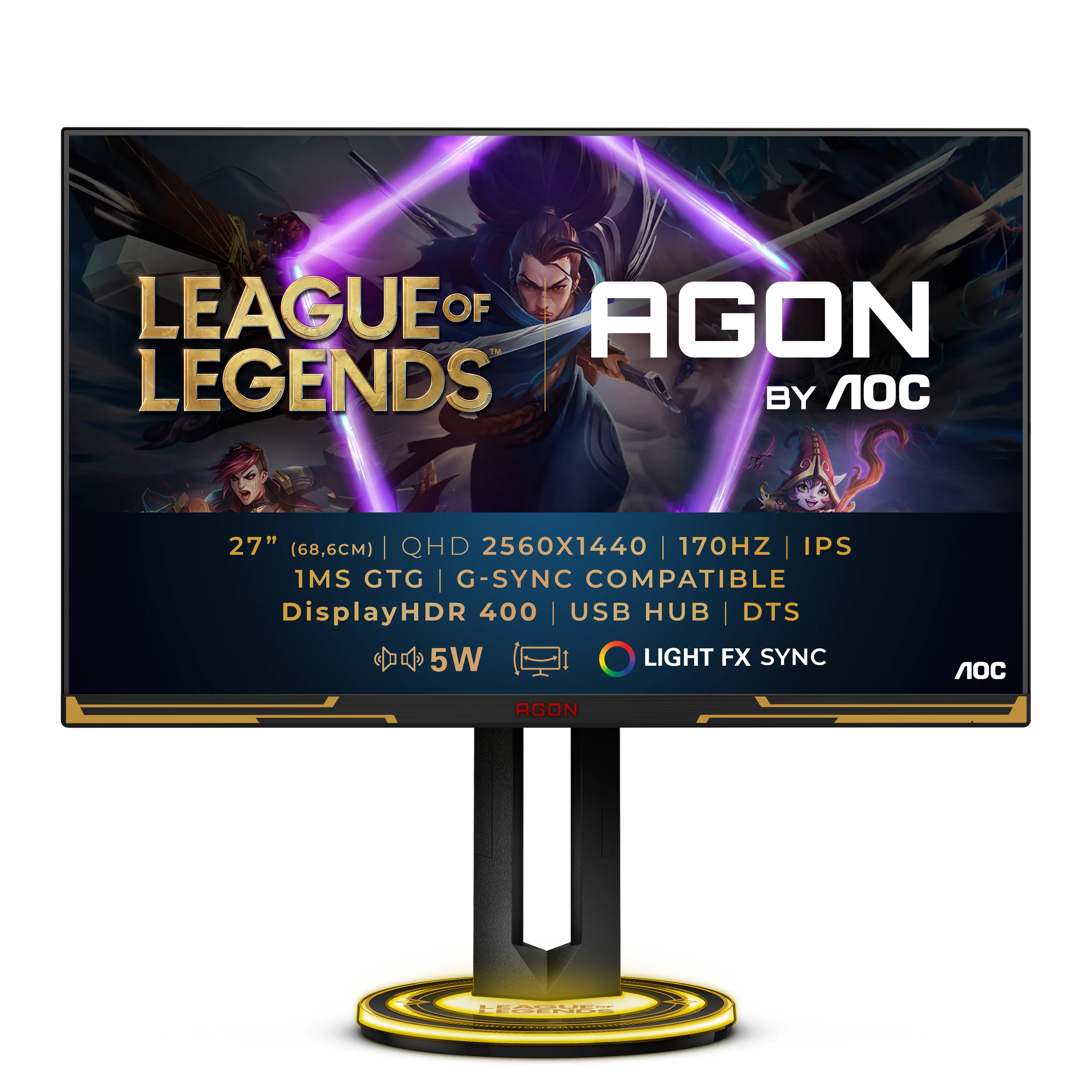 AOC 27&quot; AGON AG275QXL QHD, IPS - gaming monitor