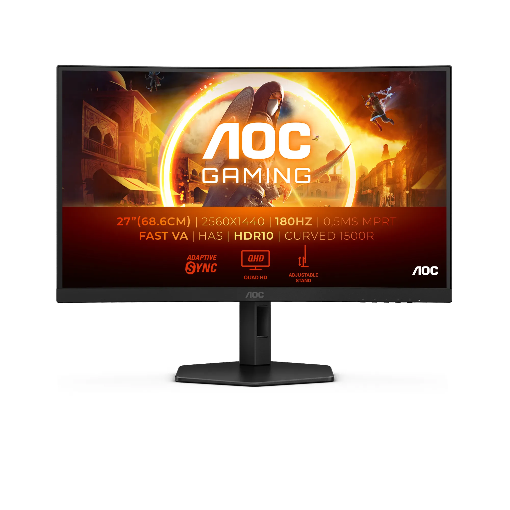 AOC CQ27G4X 27inch 2560x1440 0.5ms 2xHDMI DP Black/Grey