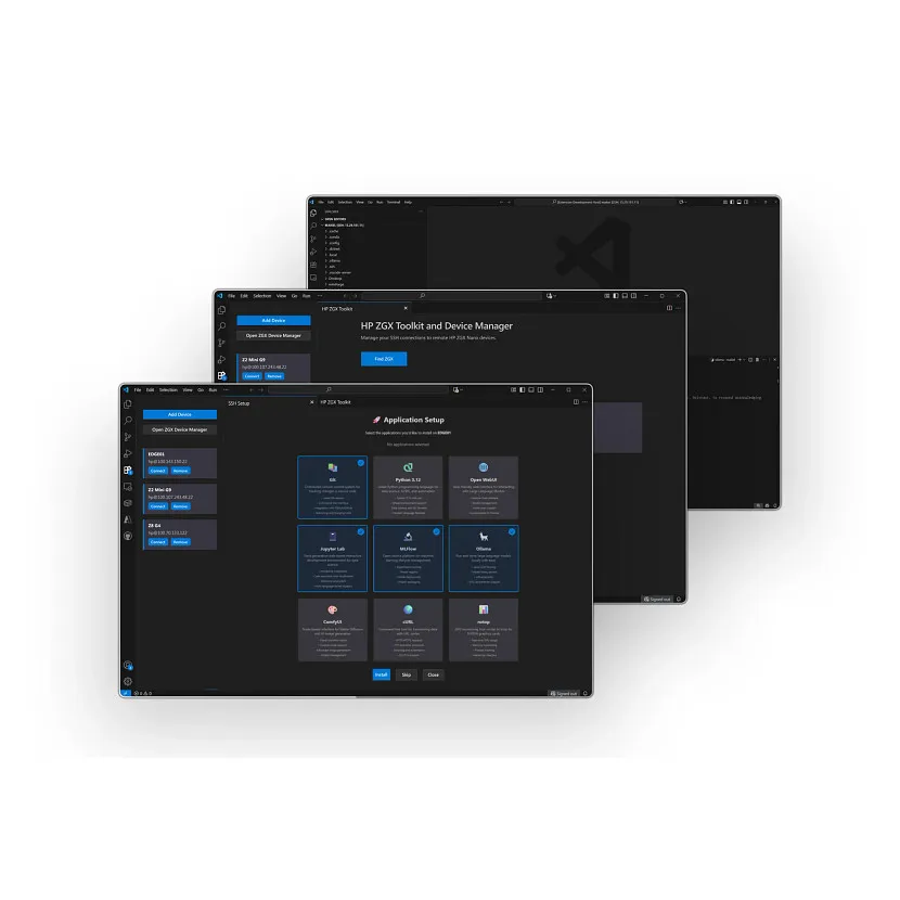 HP ZGX Nano G1n GB10 Grace Blackwell Superchip, 128GB, 4TB, NVIDIA Blackwell, NVIDIA DGX OS Workstation, Mini PC, Black