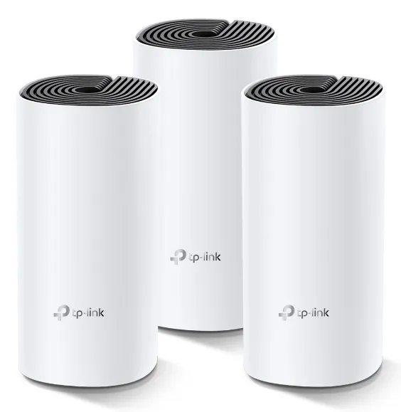 TP-Link Deco M4 -mesh WiFi -j&auml;rjestelm&auml;, Wi-Fi 5, AC1200, Dual-band, 3 kpl, valkoinen