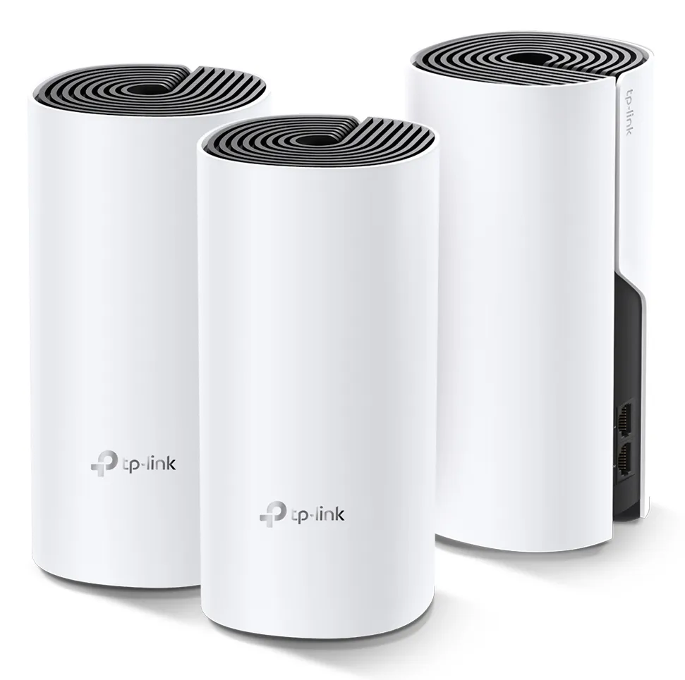 TP-Link Deco M4 -mesh WiFi -j&auml;rjestelm&auml;, Wi-Fi 5, AC1200, Dual-band, 3 kpl, valkoinen