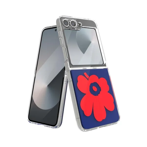 Samsung X Marimekko Dual Layer Galaxy Z Flip6 -suojakuori, Sininen/Punainen
