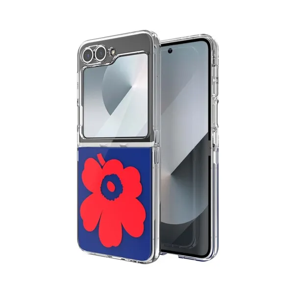 Samsung X Marimekko Dual Layer Galaxy Z Flip6 -suojakuori, Sininen/Punainen