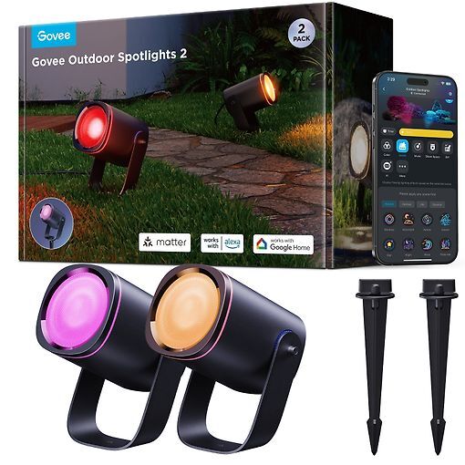 Govee Outdoor Spotlights 2-Pack