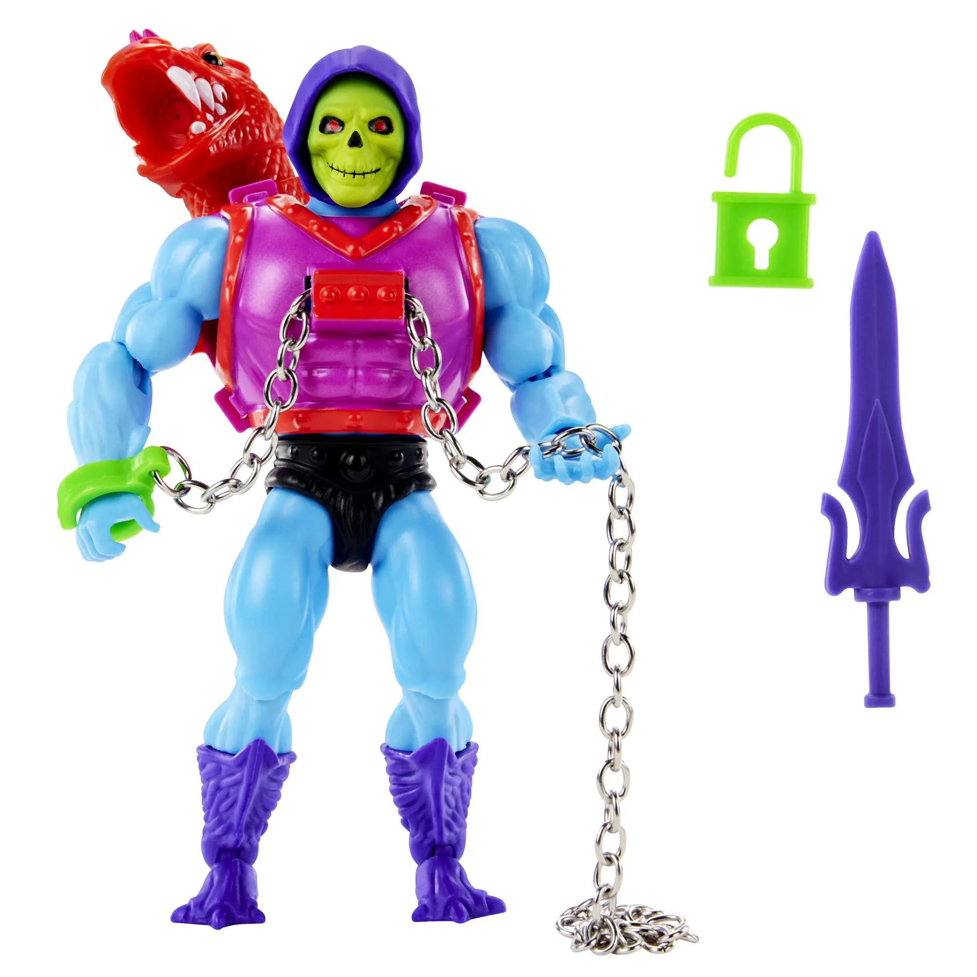 Mattel Masters of the Universe Origins Action Figure Deluxe Dragon Blaster Skeletor, Toy Figure (14 cm)