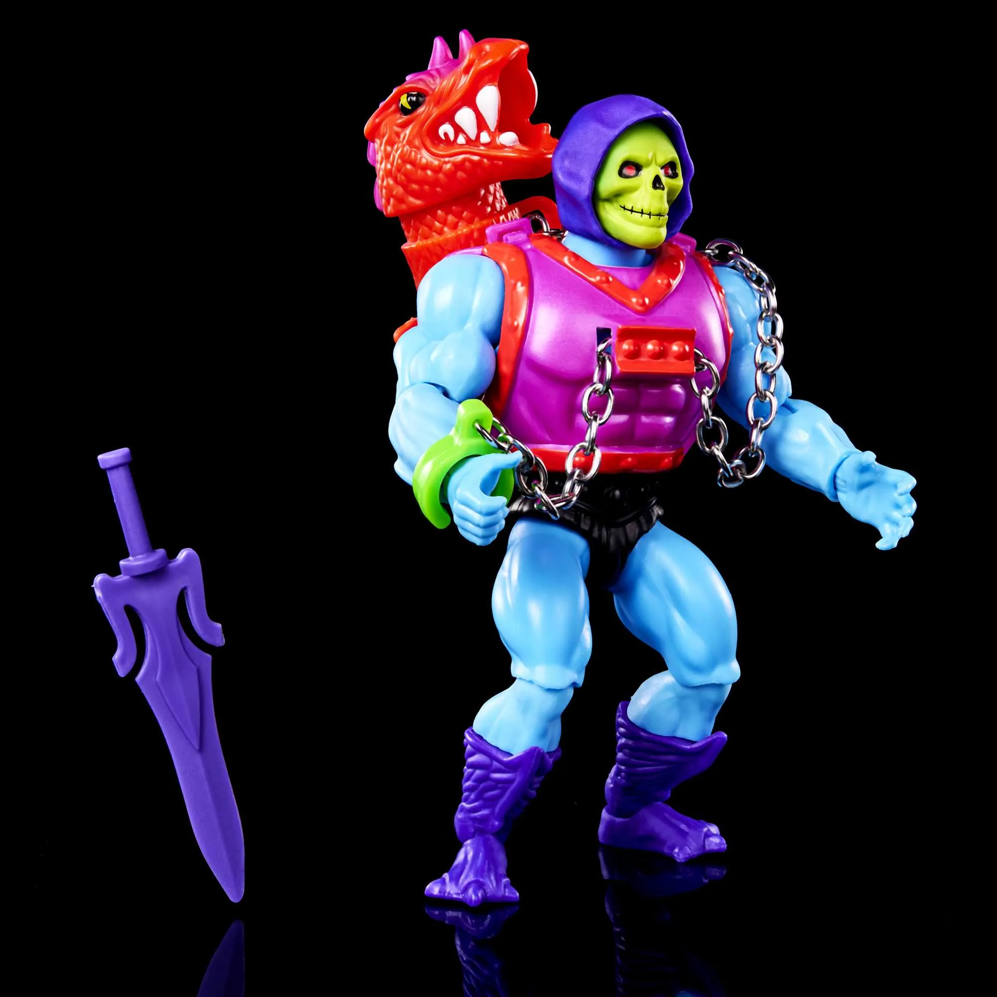 Mattel Masters of the Universe Origins Action Figure Deluxe Dragon Blaster Skeletor, Toy Figure (14 cm)