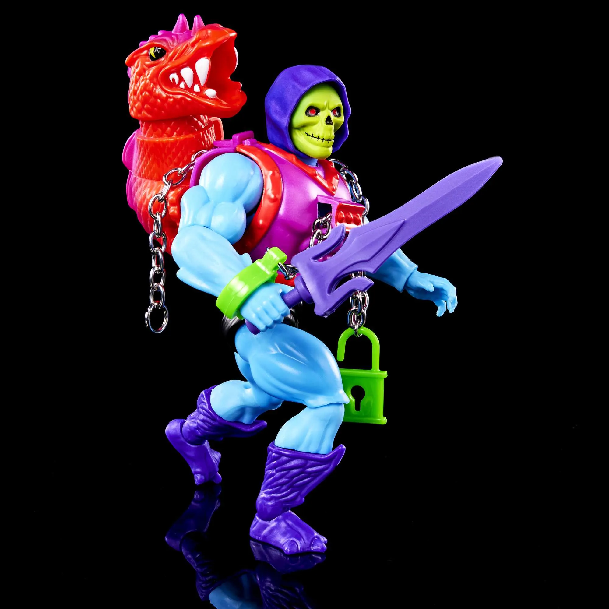 Mattel Masters of the Universe Origins Action Figure Deluxe Dragon Blaster Skeletor, Toy Figure (14 cm)