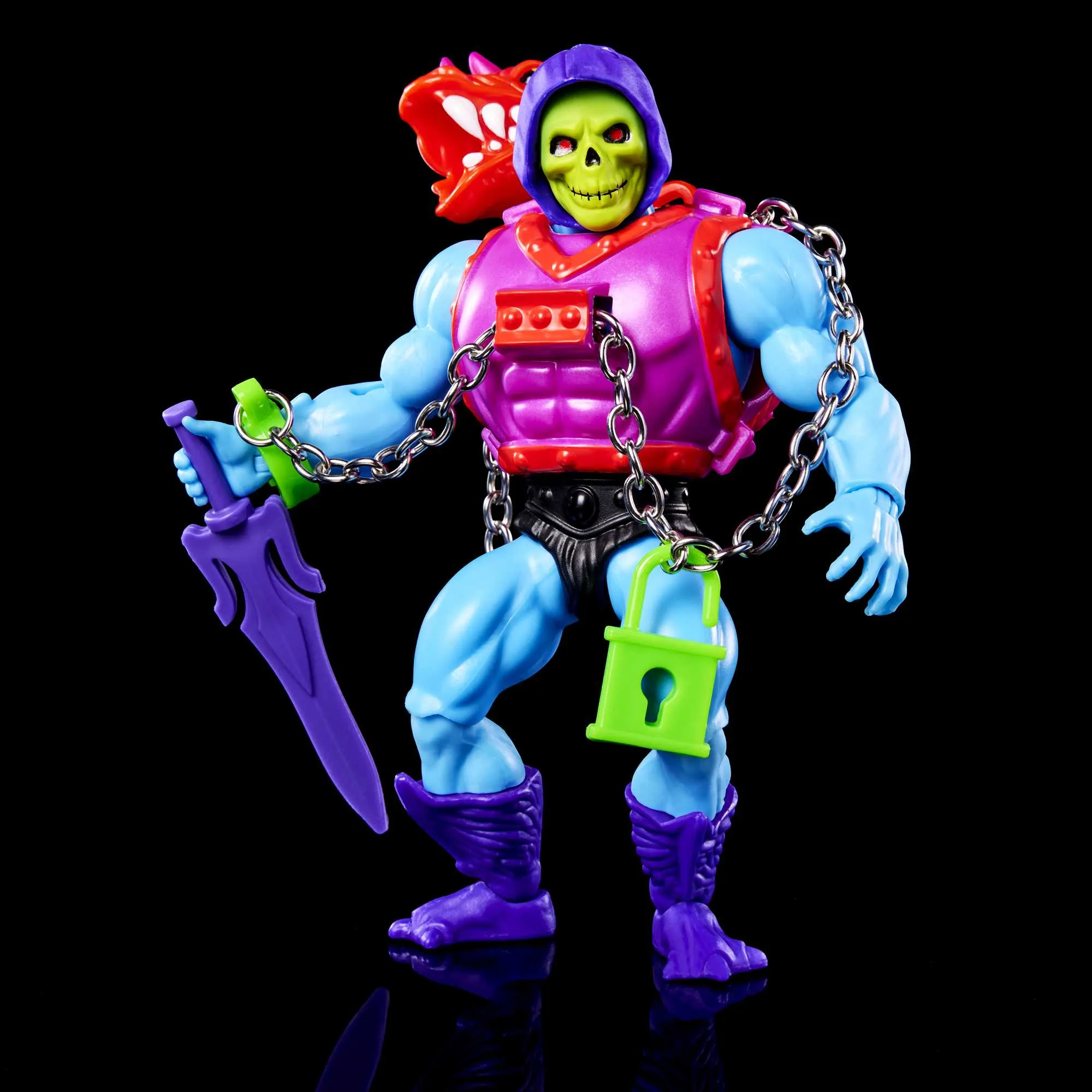 Mattel Masters of the Universe Origins Action Figure Deluxe Dragon Blaster Skeletor, Toy Figure (14 cm)