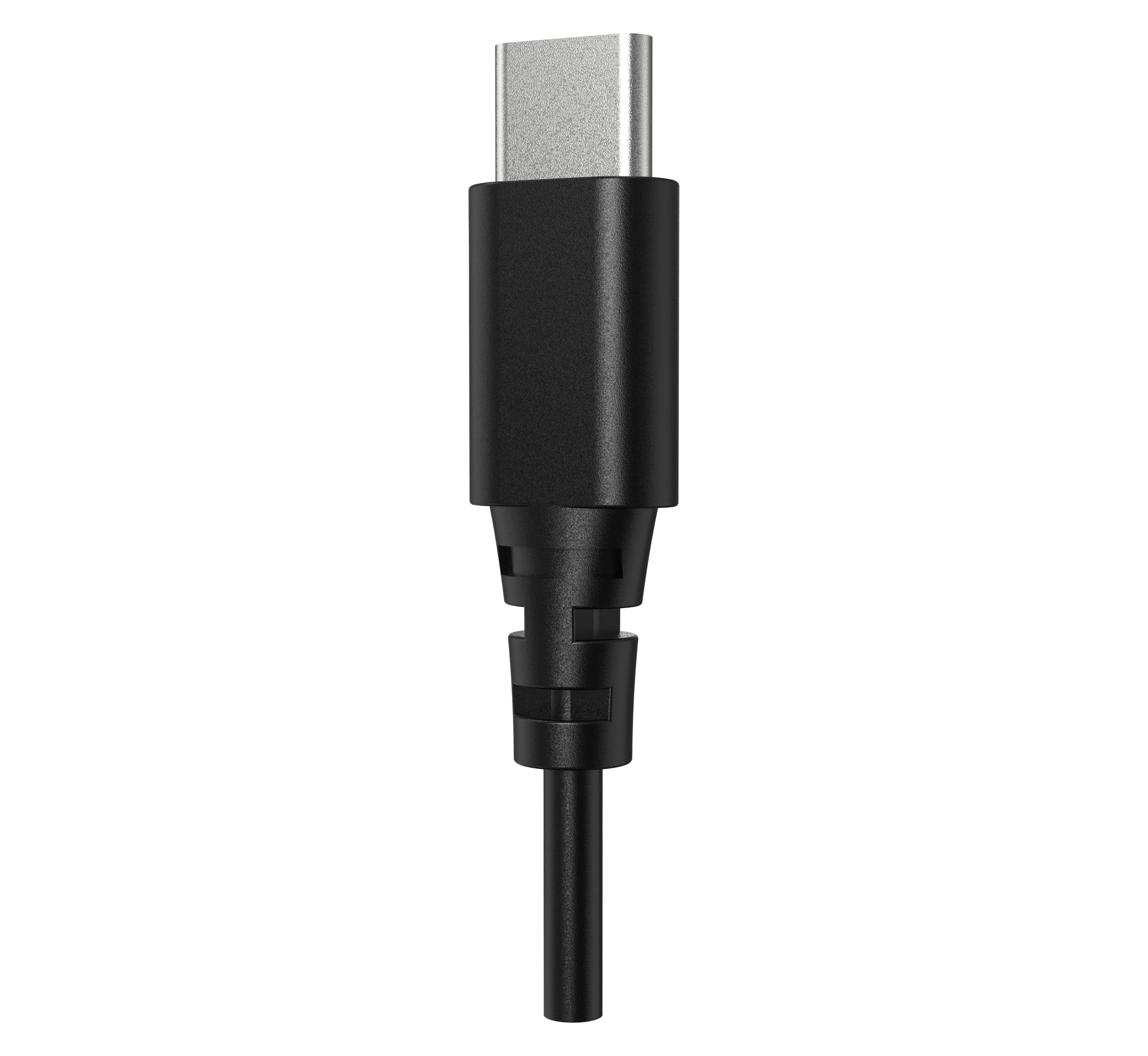 Deltaco HL-50C USB-C -kuulokkeet mikrofonilla, Musta