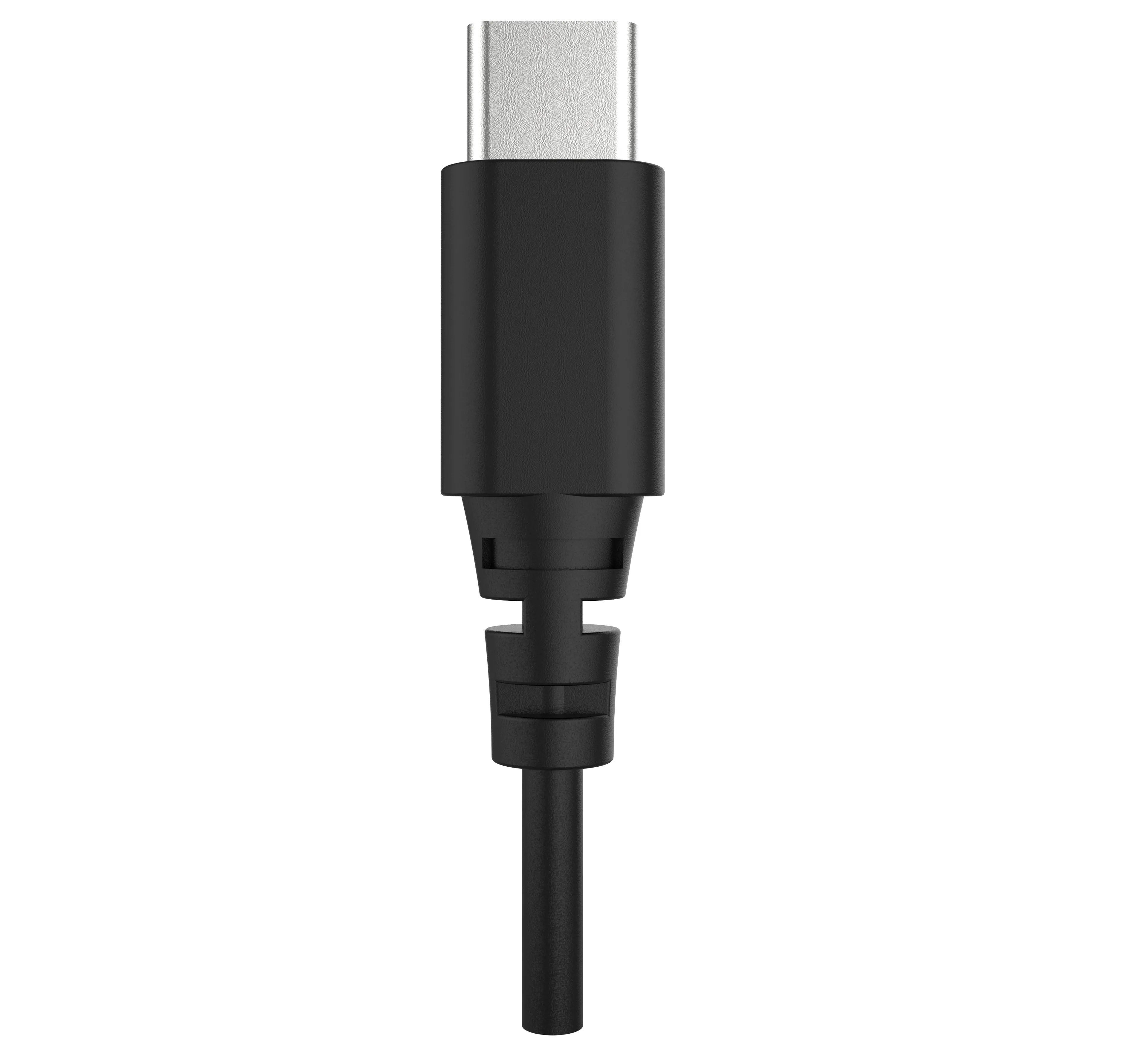 Deltaco HL-50C USB-C -kuulokkeet mikrofonilla, Musta