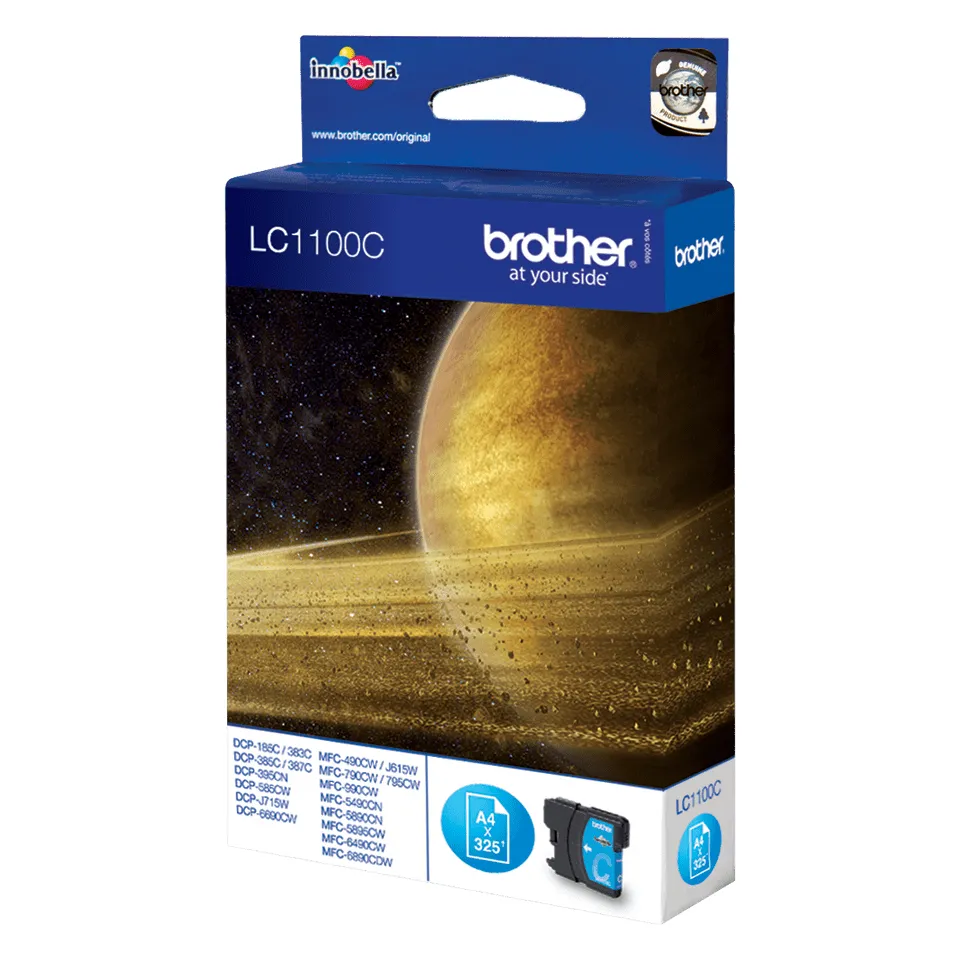 Brother LC1100C ink cartridge, Cyan
