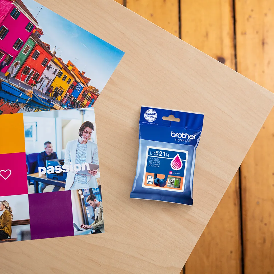 Brother LC521M ink cartridge, 5 ml, Magenta