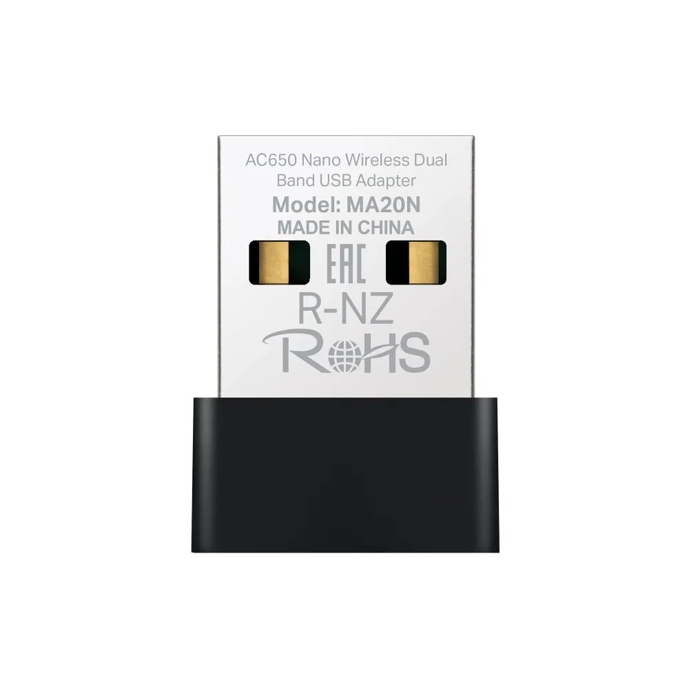 Mercusys MA20N AC650 Nano WiFi USB - adapter