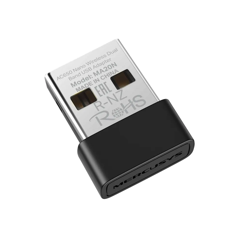 Mercusys MA20N AC650 Nano WiFi USB - adapter