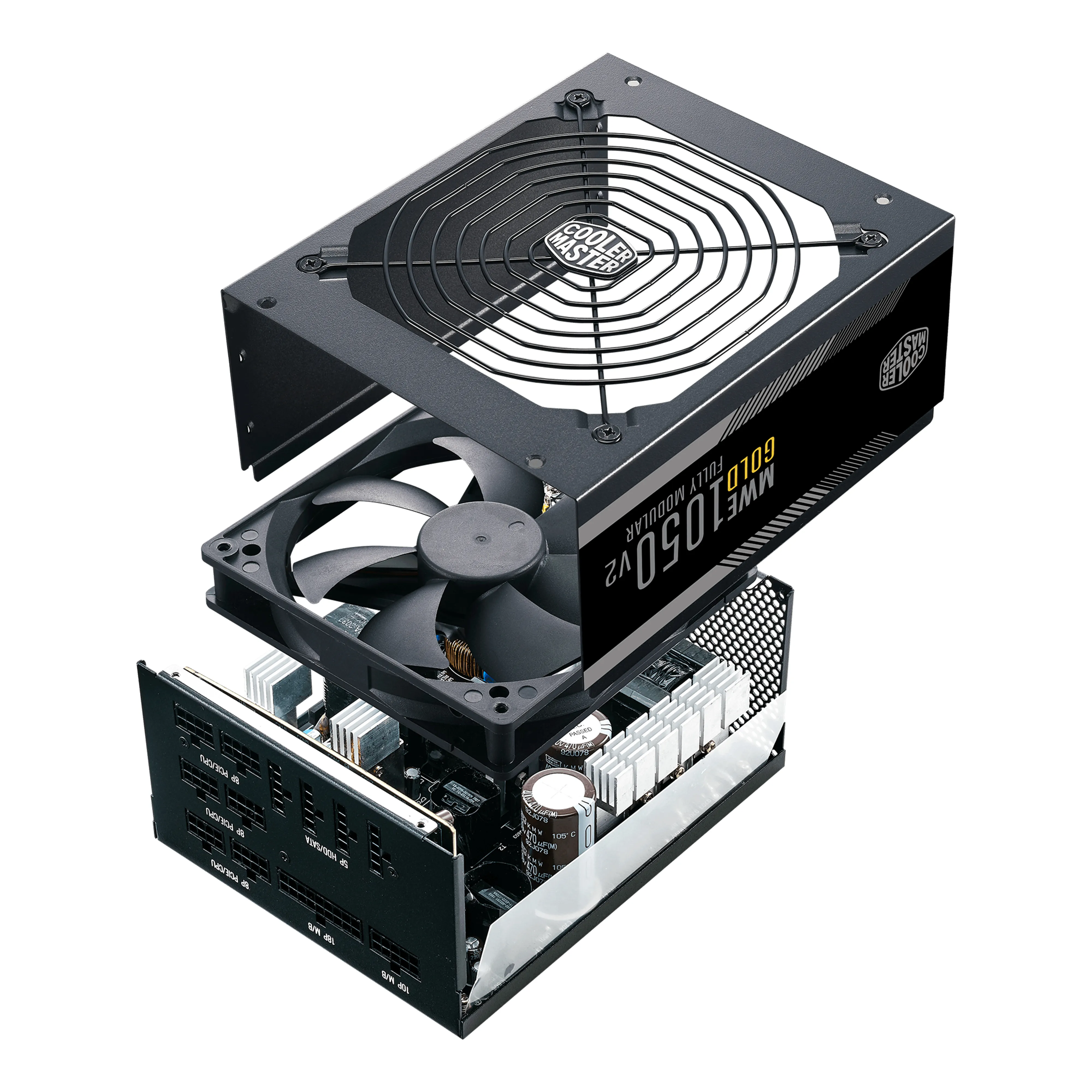 Cooler Master MWE Gold V2 ATX 3.0 1050W - n&auml;taggregat, 80 Plus Gold