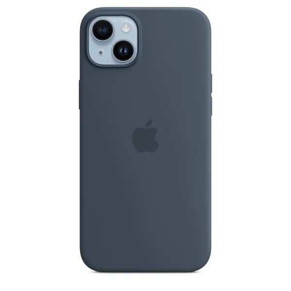 Apple iPhone 14 Plus, MagSafe - silicone case, Storm Blue