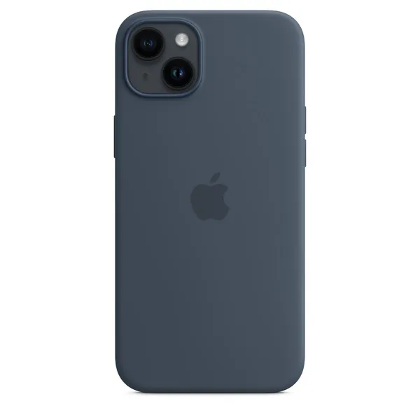 Apple iPhone 14 Plus, MagSafe - silicone case, Storm Blue