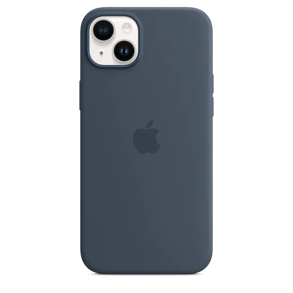 Apple iPhone 14 Plus, MagSafe - silicone case, Storm Blue