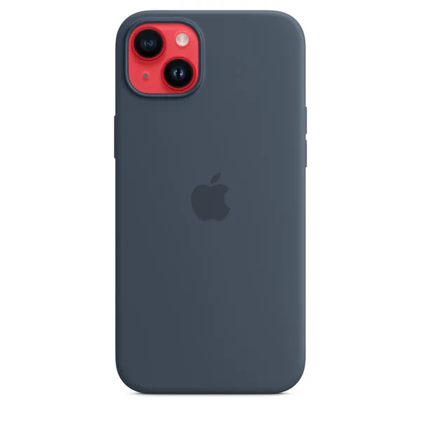 Apple iPhone 14 Plus, MagSafe - silicone case, Storm Blue