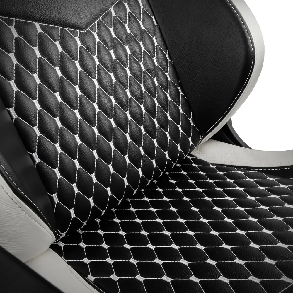 Noblechairs EPIC Real Leather Gaming Chair - Black/Red/White