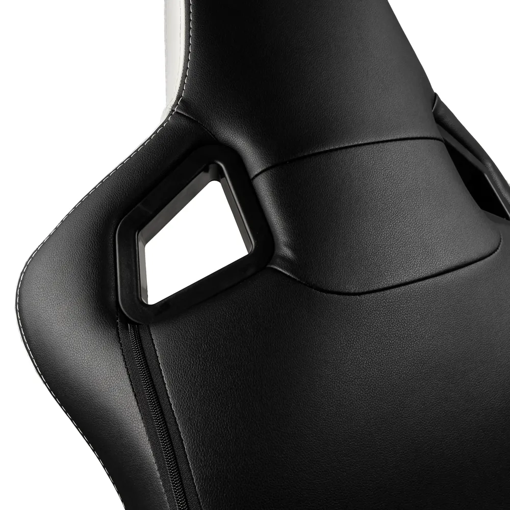 Noblechairs EPIC Real Leather Gaming Chair - Black/Red/White