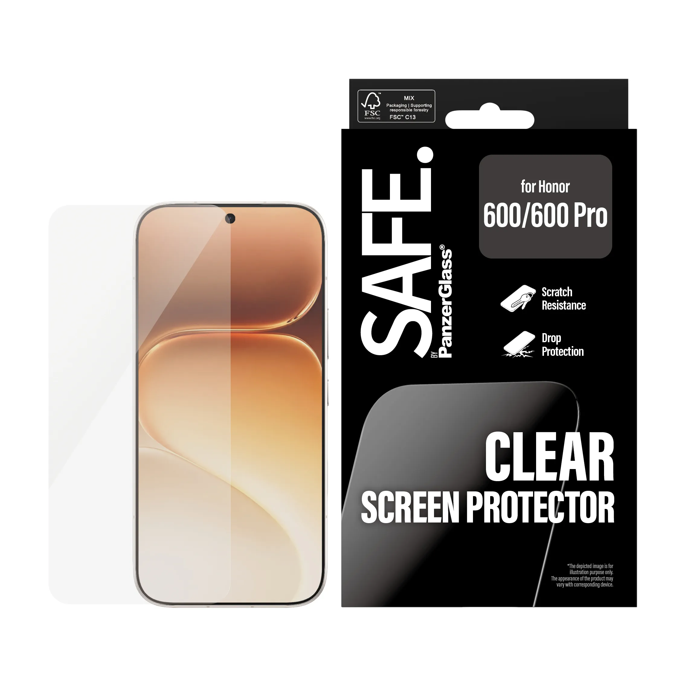 PanzerGlass SAFE Screen Protection - Honor 600 UWF