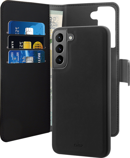 Samsung Galaxy S22+ Wallet Detachable, Black