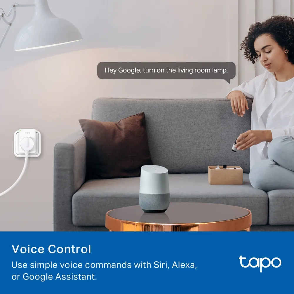 TP-Link Tapo P100M -älypistorasia, Wi-Fi, Matter