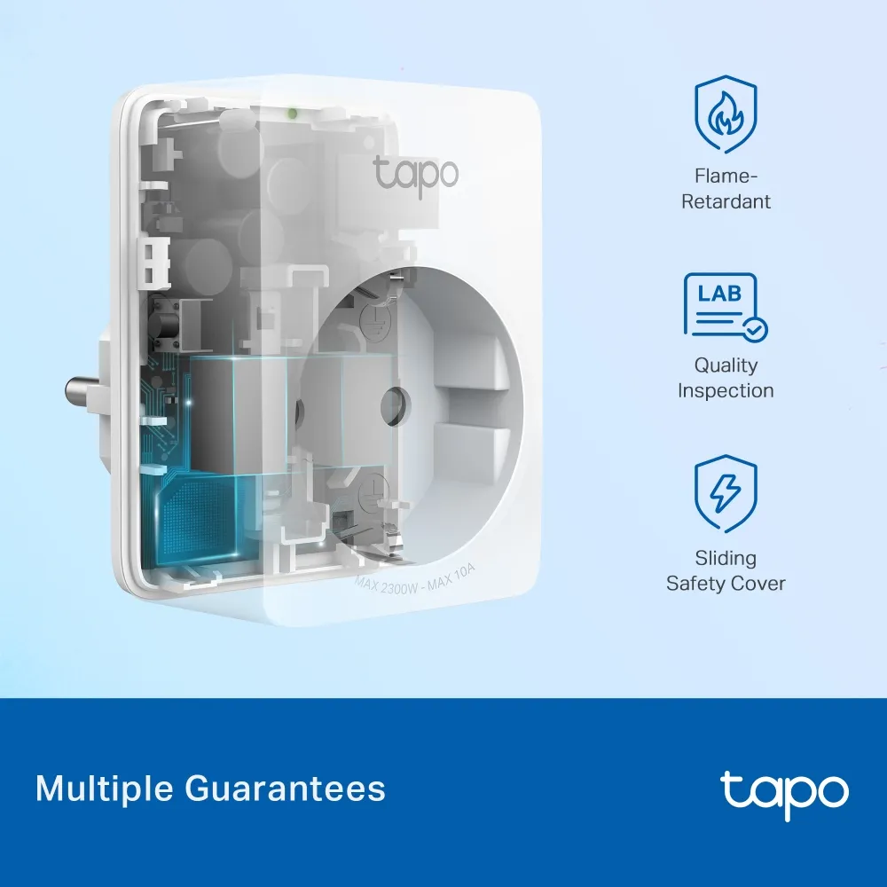 TP-Link Tapo P100M -&auml;lypistorasia, Wi-Fi, Matter