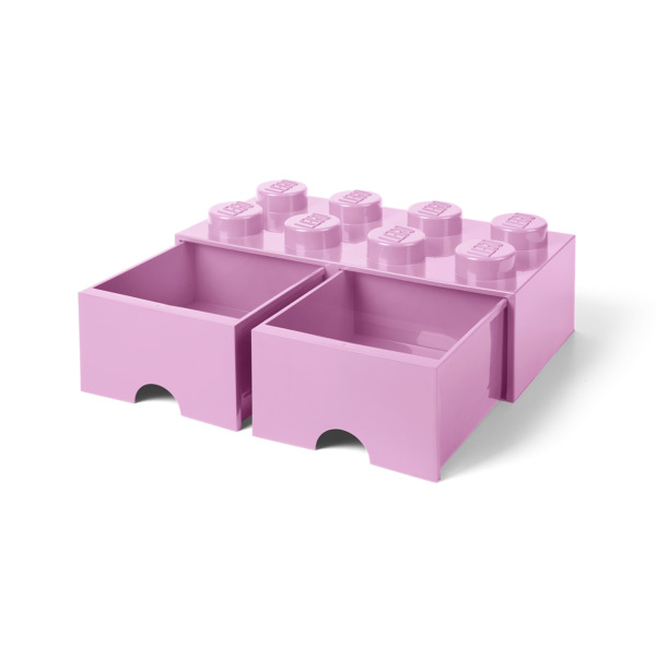 Room Copenhagen LEGO Brick Drawer 8 light pink - RC40061738