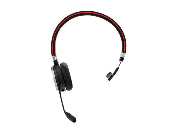 Jabra Evolve 65 MS Wireless Mono Headset with Charging Stand, Black