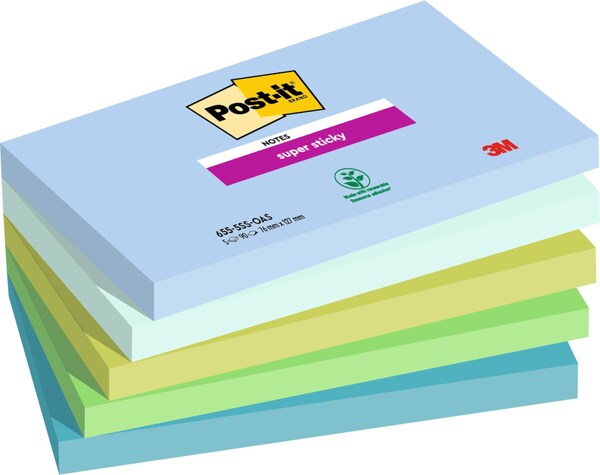 Post-it SS Oasis 76x127 90sh (5)