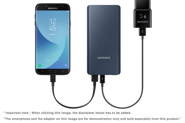 Samsung Fast Charge - powerbank, 10000 mAh, Blue