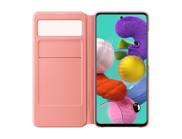 Samsung Galaxy A51 S-View Cover - Wallet Case, White