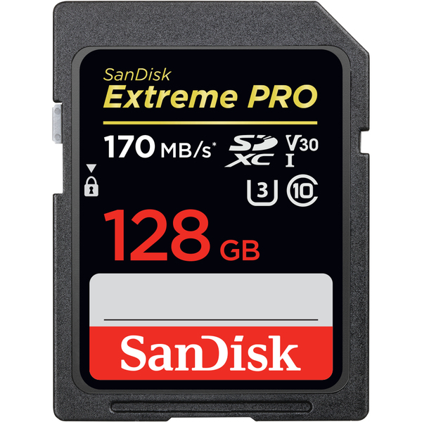 SanDisk Extreme Pro 128GB SDXC - memory card
