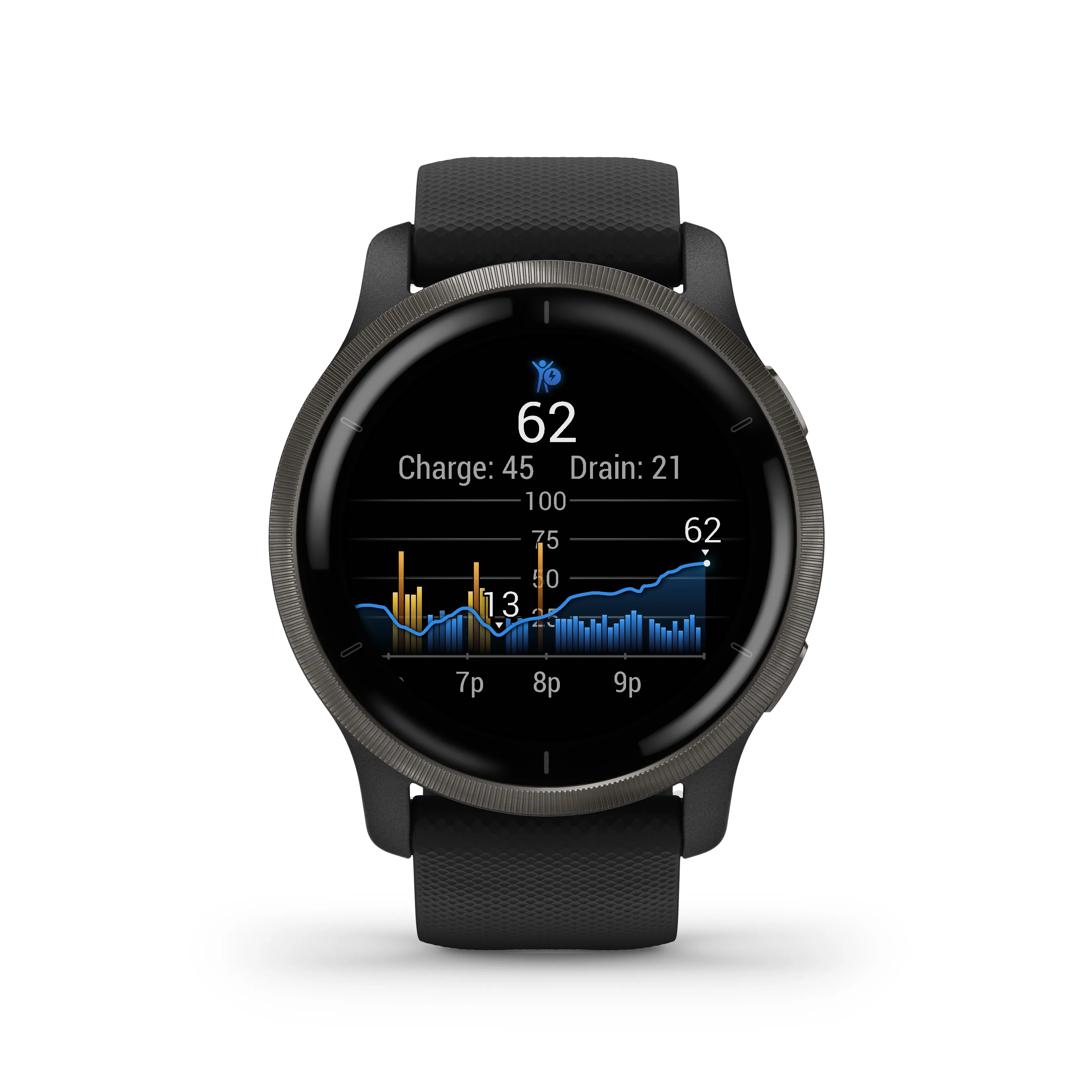 Garmin Venu 2 - smartwatch, Black