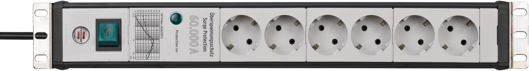Brennenstuhl Premium-Line 60.000A extension lead with surge protection
