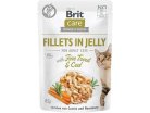 Brit Care Fillets in Jelly Flavour Box, Wet food for cats, Adult, Grain Free, 12 x 85g