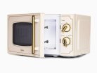 Midea MM720CJ7 Freestanding Microwave Oven, 700 W, 20 L, Cream