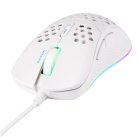 Deltaco GAM-108-W Wired Gaming Mouse, White
