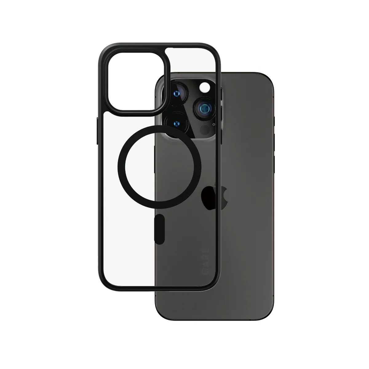 Panzerglass CARE Case Urban CB - TRANS W BLK MSAFE iPhone 15 Pro Max