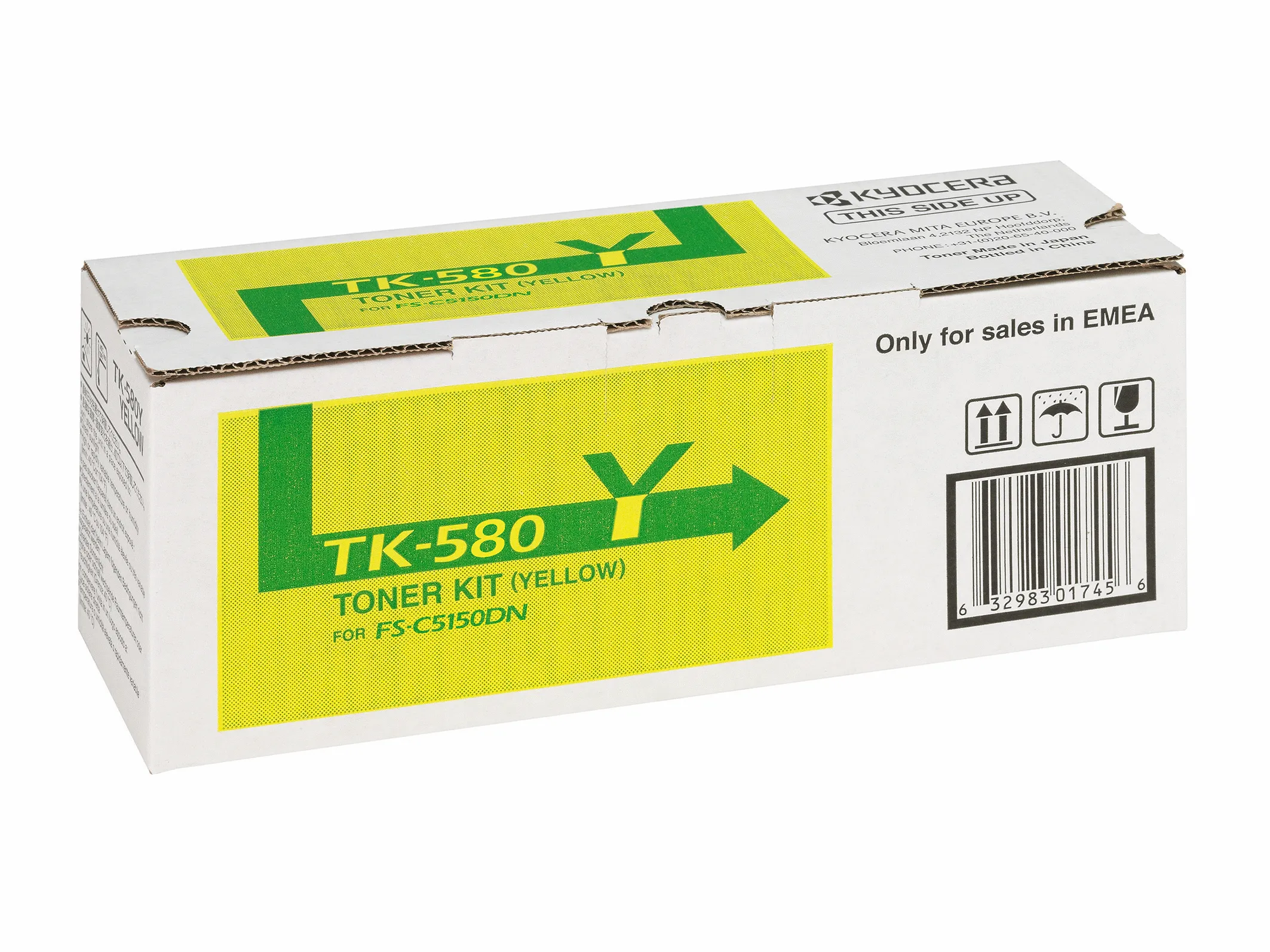 KYOCERA TK-580Y lasertoner, gul