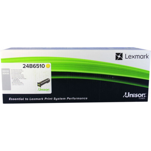 Lexmark 24B6514 -laserv&auml;rikasetti, keltainen